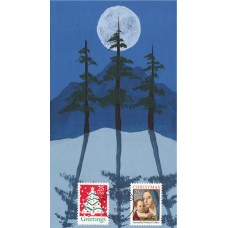 #2514-15 Christmas 1990 Cover Scape FDC
