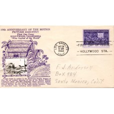 #926 Motion Pictures Crosby FDC