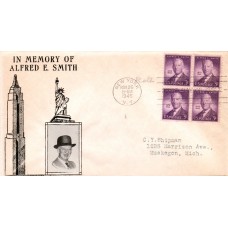 #937 Alfred E. Smith Crosby FDC