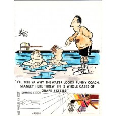 1984 Los Angeles Olympics - Swimming Cummins Card