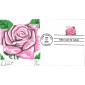 #3052E Pink Rose Curtis FDC
