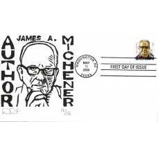 #3427A James A. Michener Curtis FDC