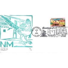 #3591 Greetings From New Mexico Curtis FDC