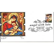 #4477 Angel With Lute Curtis FDC