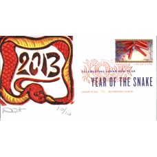 #4726 Year of the Snake Curtis FDC