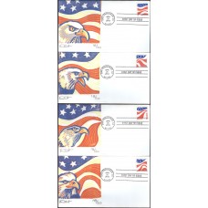 #4894-97 Red White and Blue - Flag Curtis FDC Set