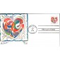 #5036 Quilled Paper Heart Curtis FDC