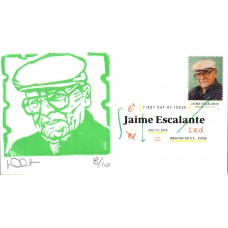 #5100 Jaime Escalante Curtis FDC