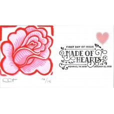#5431 Made of Hearts Curtis FDC