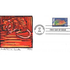 #3997a Year of the Rat S Curtis FDC