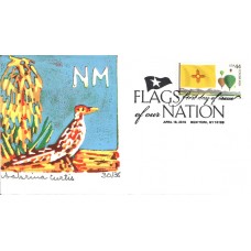 #4309 FOON: New Mexico Flag S Curtis FDC