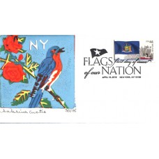 #4310 FOON: New York Flag S Curtis FDC