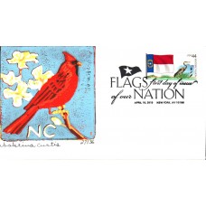 #4311 FOON: North Carolina Flag S Curtis FDC