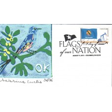 #4315 FOON: Oklahoma State Flag S Curtis FDC