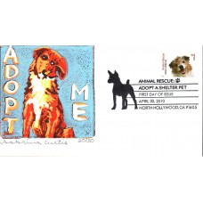 #4451 Animal Rescue - Dog S Curtis FDC