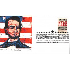 #4721 Emancipation Proclamation S Curtis FDC