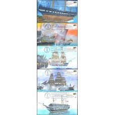 #2355-59 Drafting the Constitution DeRosset FDC Set