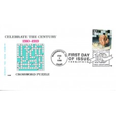 #3183l Crossword Puzzle DGW FDC