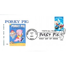 #3534 Porky Pig DGW FDC