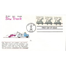 #2129 Tow Truck 1920s DHC FDC