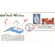 #2165-66 Christmas 1985 DHC FDC