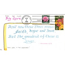 #2378-79 Love - Rose DHC FDC