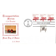 #2127 Tractor 1920s Doback FDC