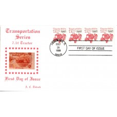 #2127b Tractor 1920s PNC Doback FDC