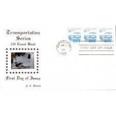 #2257 Canal Boat 1880s Doback FDC