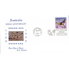 #2370 Australia Bicentennial Doback FDC