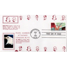 #2697b Ration Coupons Dome FDC
