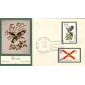 #1961 Florida Birds - Flowers Double A FDC