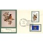 #1974 Michigan Birds - Flowers Double A FDC