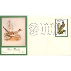 #1983 New Mexico Birds - Flowers Double A FDC
