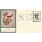 #1997 Vermont Birds - Flowers Double A FDC