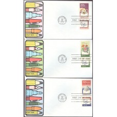 #1805-10 Letter Writing DRC FDC Set