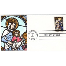 #1842 Madonna and Child DRC FDC