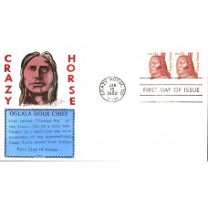 #1855 Crazy Horse DRC FDC