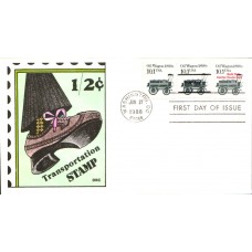 #2130a Oil Wagon 1890s Combo DRC FDC