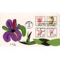 #2076-79 Orchids DS FDC