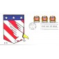 #2602 Eagle and Shield DS FDC