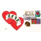 #2618 Love - Envelope Combo DS FDC