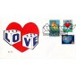 #2618 Love - Envelope Combo DS FDC
