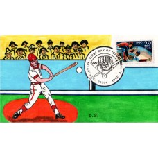 #2619 Olympic Baseball DS FDC