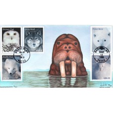 #3288-92 Arctic Animals Dube FDC