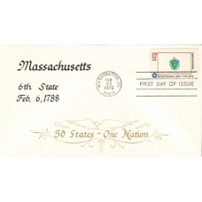 #1638 Massachusetts State Flag Duke FDC