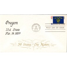 #1665 Oregon State Flag Duke FDC