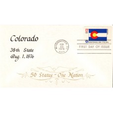 #1670 Colorado State Flag Duke FDC