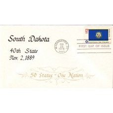 #1672 South Dakota State Flag Duke FDC