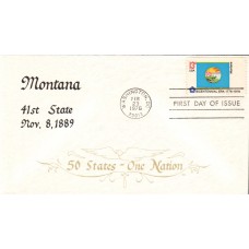 #1673 Montana State Flag Duke FDC